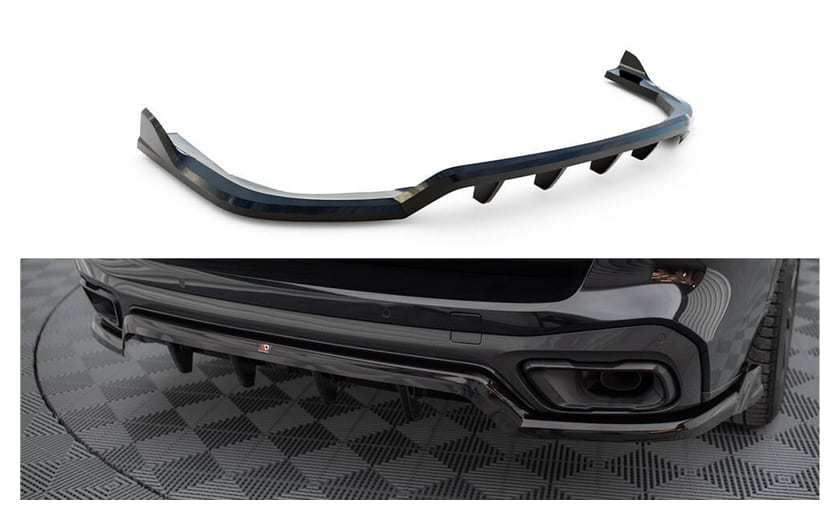 Splitter BMW X5 G05 M-Pack Tył Środkowy z Dyfuzorem