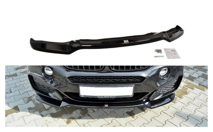 Splitter BMW X6 F16 M-Pack przód v.1 Gloss Black