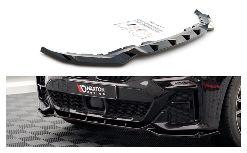 Splitter BMW X7 G07 M-Pack przód v.3 Gloss Black
