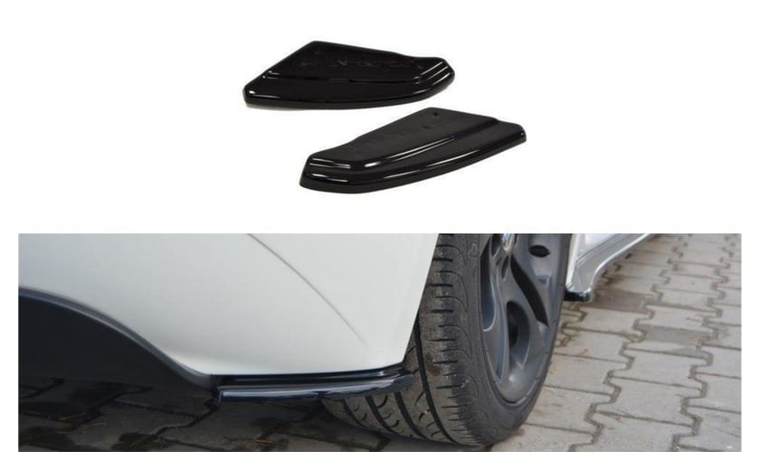 Splitter BMW Z4 E85 E86 Tył Boczne Gloss Black