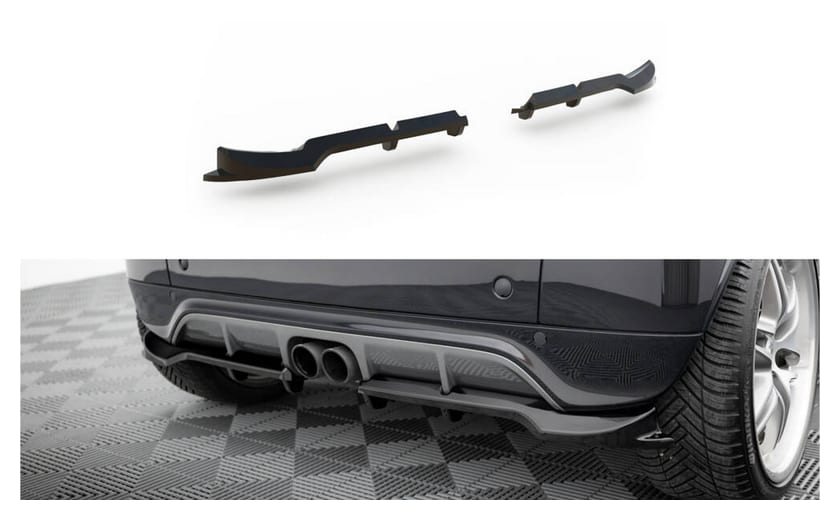 Splitter Brabus Smart Fortwo C451 Facelift Tył Środkowy z Dyfuzorem