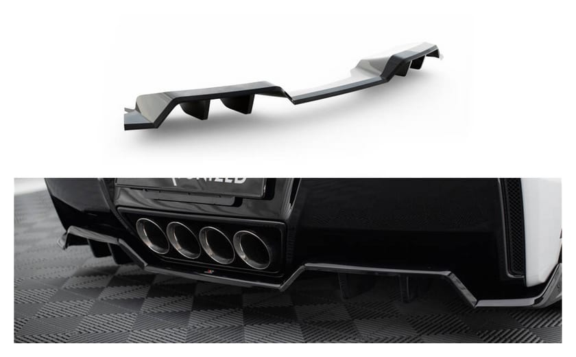 Splitter Chevrolet Corvette C7 Tył Środkowy z Dyfuzorem