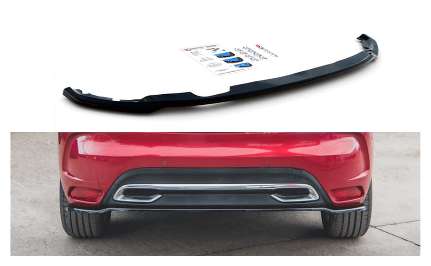 Splitter Citroen DS4 Tył Środkowy Gloss Black