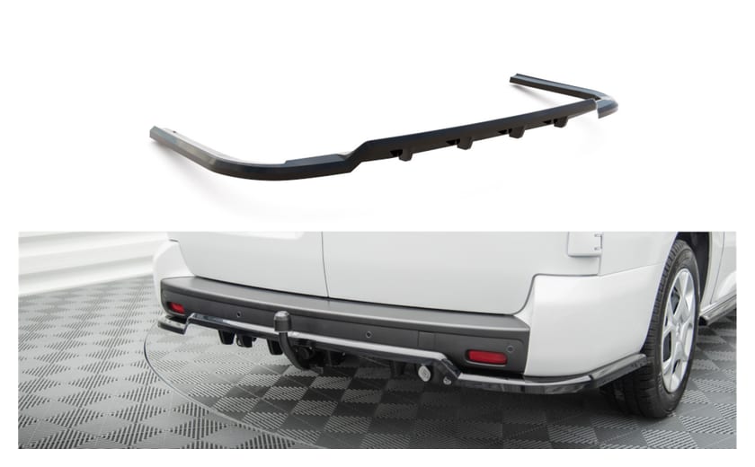 Splitter Citroen Jumpy III Tył Środkowy z Dyfuzorem