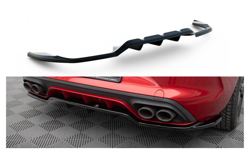 Splitter Cupra Leon Tył Środkowy z Dyfuzorem