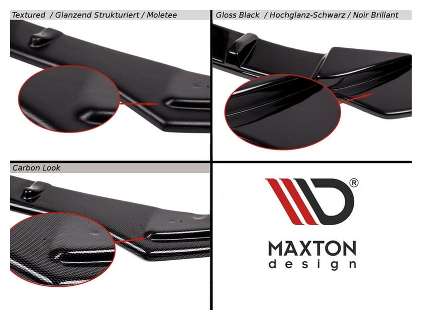 Splitter Dodge Challenger III SRT Hellcat przód Gloss Black