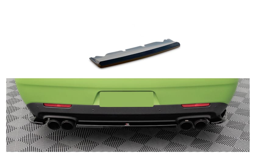 Splitter Dodge Challenger III SRT Hellcat Tył Środkowy Gloss Black