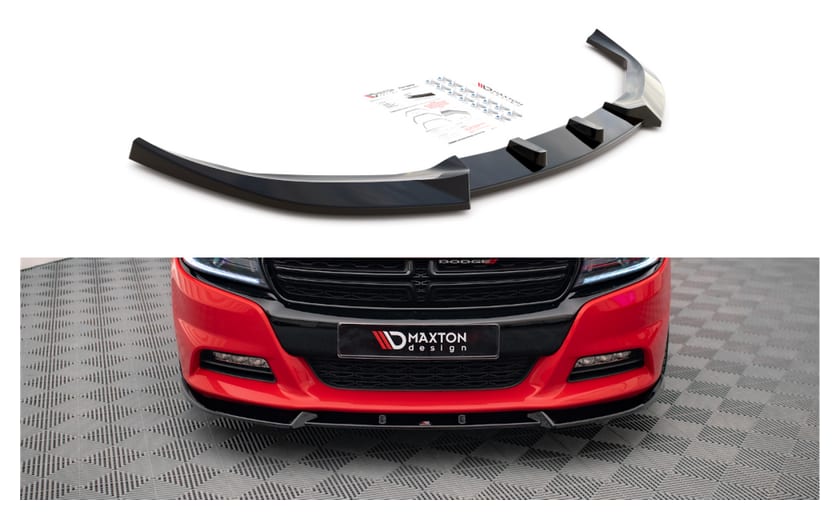 Splitter Dodge Charger VII Facelift RT przód v.1 Gloss Black