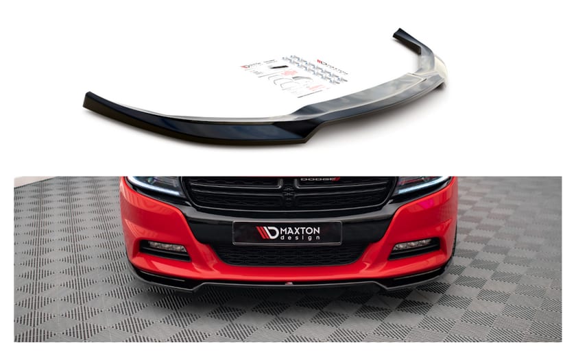 Splitter Dodge Charger VII Facelift RT przód v.2 Gloss Black