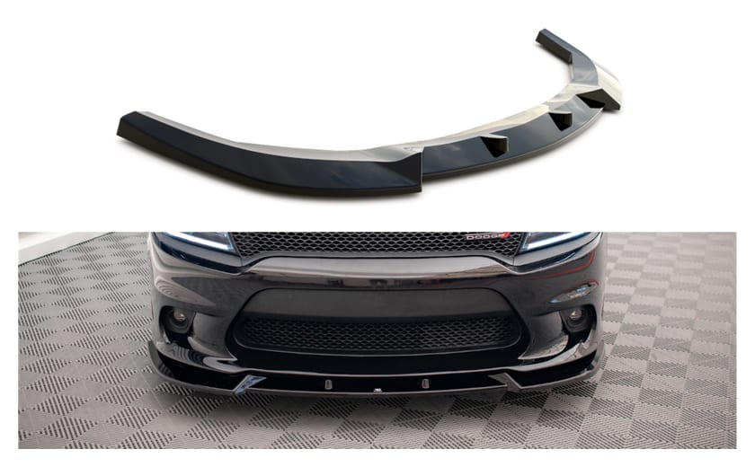 Splitter Dodge Charger VII Facelift SRT przód v.2 Gloss Black