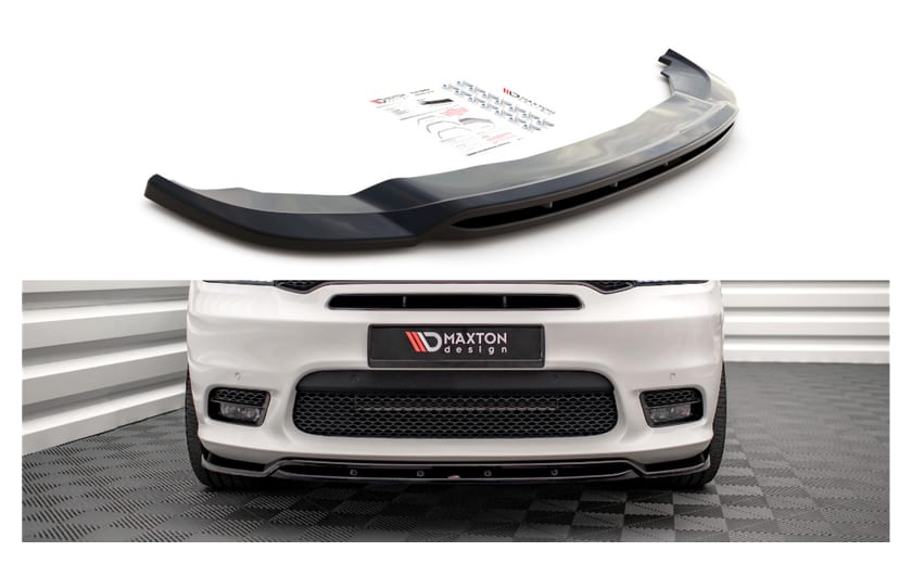 Splitter Dodge Durango III Facelift przód v.1 Gloss Black