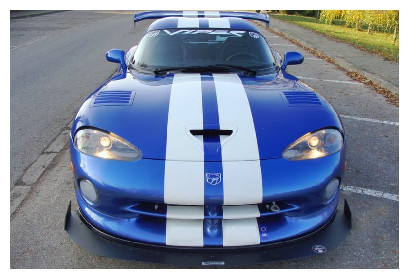 Splitter Dodge Viper GTS przód ABS + Gloss Black