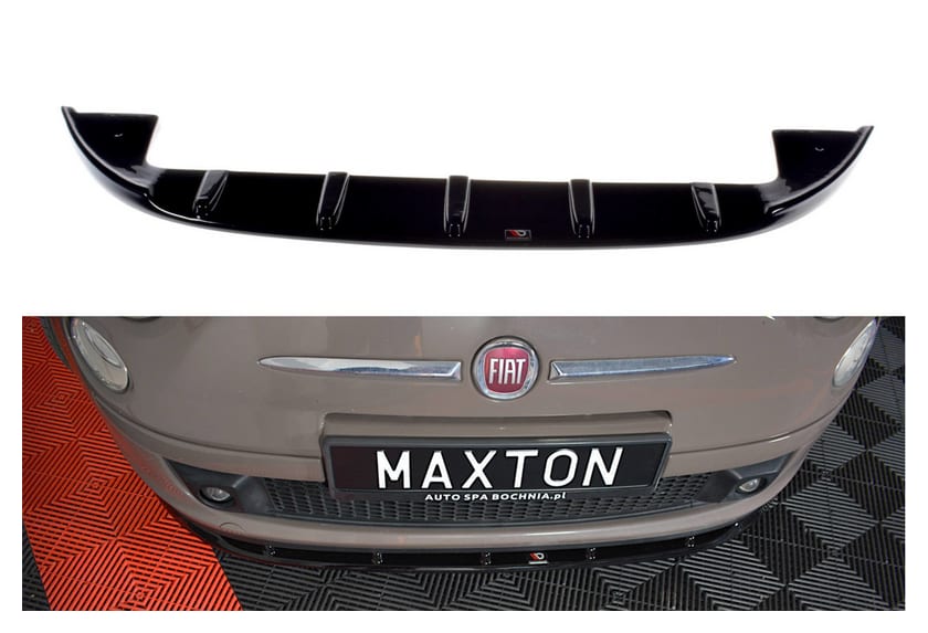 Splitter Fiat 500 przód v.1 Gloss Black
