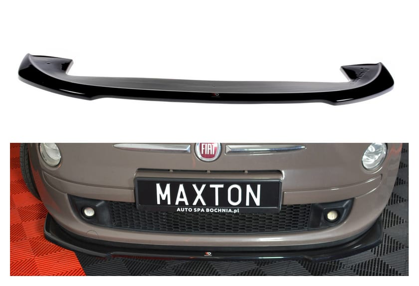 Splitter Fiat 500 przód v.2 Gloss Black