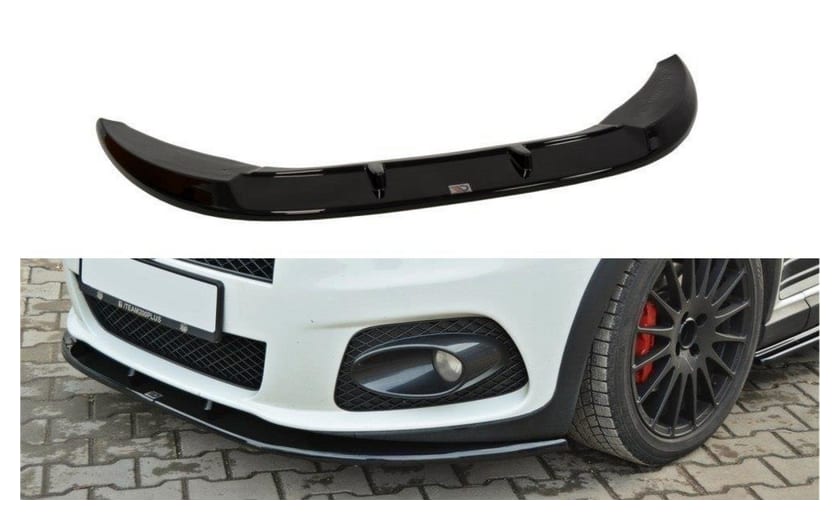 Splitter Fiat Grande Punto Abarth przód v.2 Gloss Black