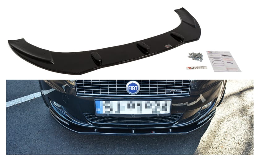 Splitter Fiat Grande Punto Standard przód Gloss Black