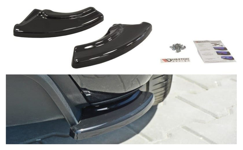 Splitter Fiat Punto Evo Abarth Tył Boczne Gloss Black