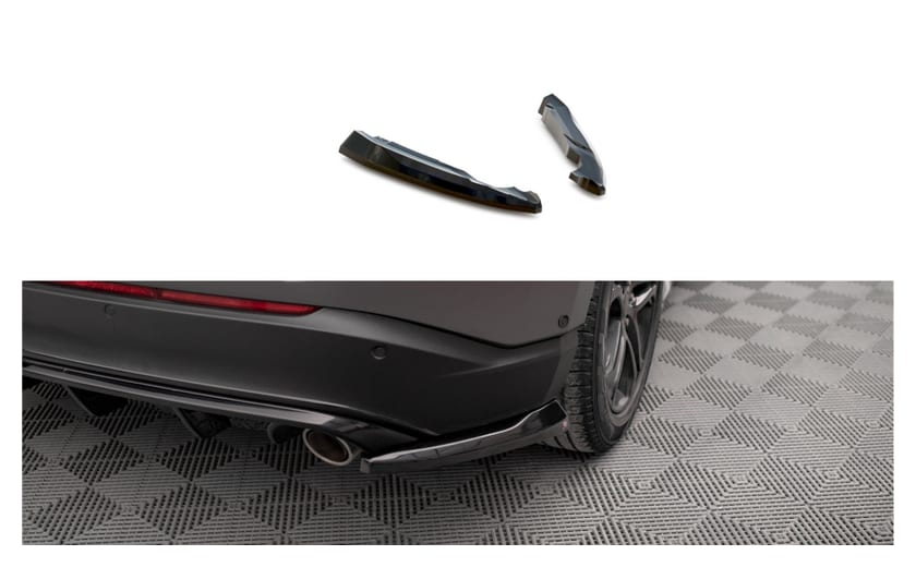 Splitter Ford Edge II Tył Boczne v.2 Gloss Black
