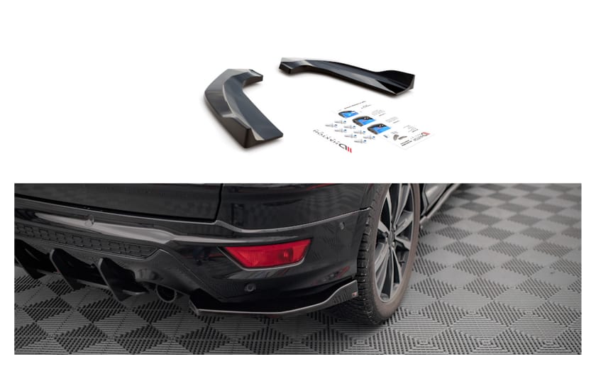 Splitter Ford Escape III ST-Line Tył Boczne Gloss Black