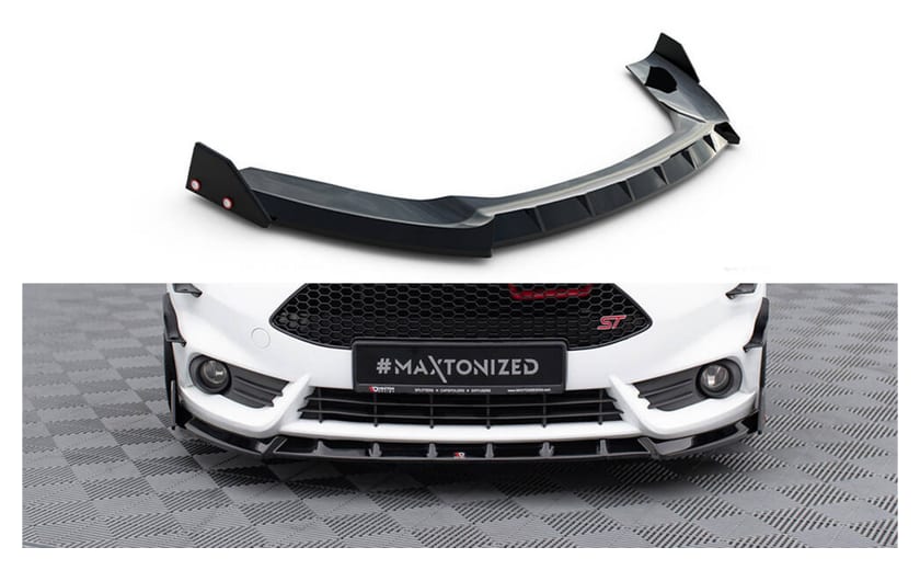 Splitter Ford Fiesta ST Mk7 Facelift Przód v.6 + Flaps