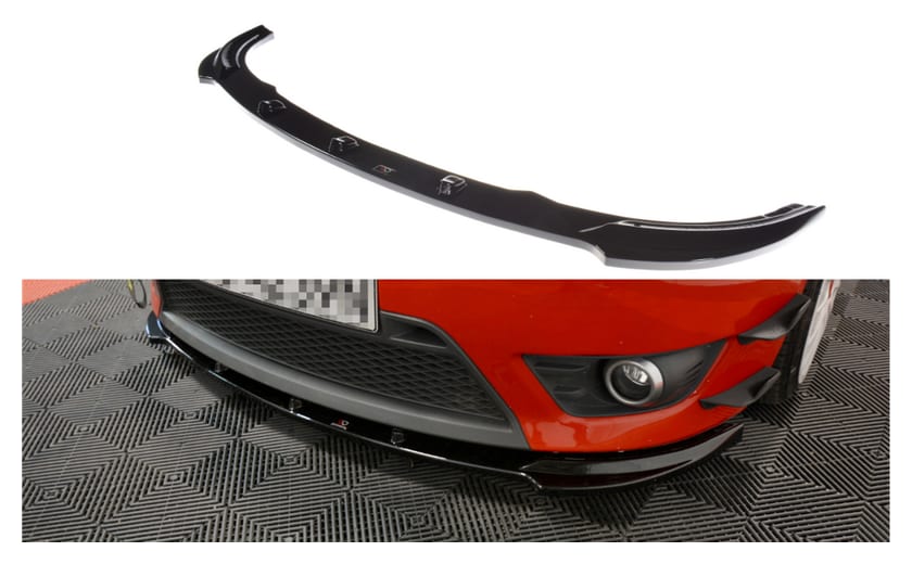 Splitter Ford Fiesta VI ST przód v.1 Gloss Black