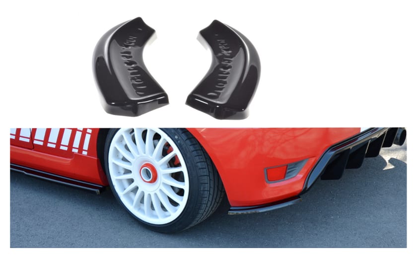 Splitter Ford Fiesta VI ST Tył Boczne Gloss Black