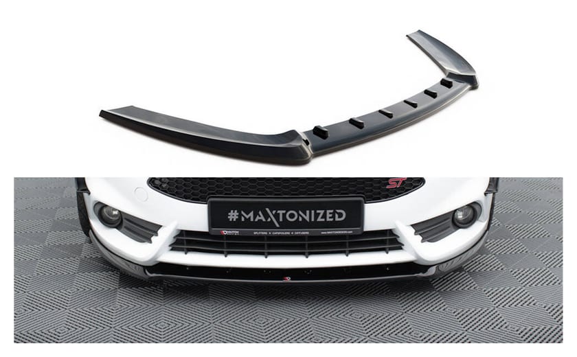 Splitter Ford Fiesta VII Facelift ST przód Cupra Look Gloss Black