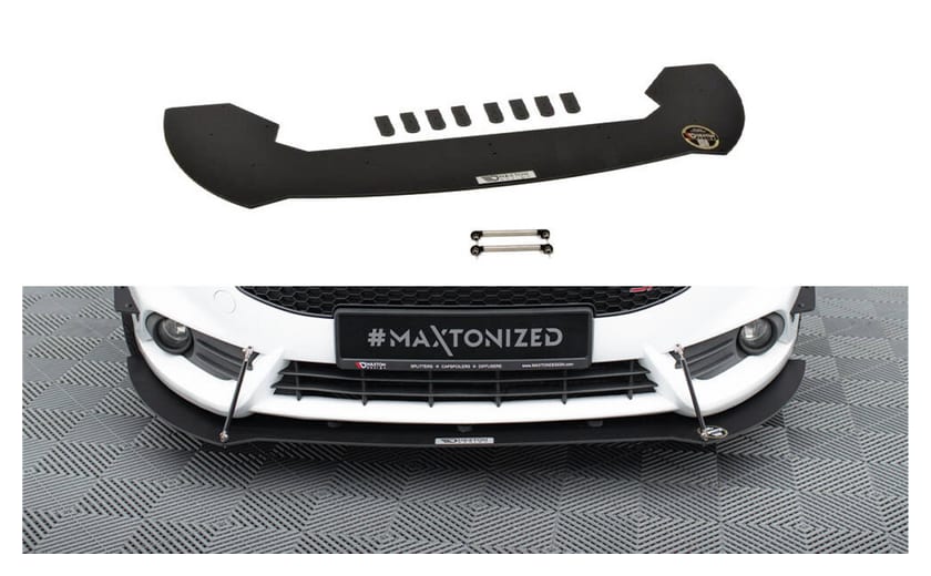 Splitter Ford Fiesta VII Facelift ST przód Racing v.1