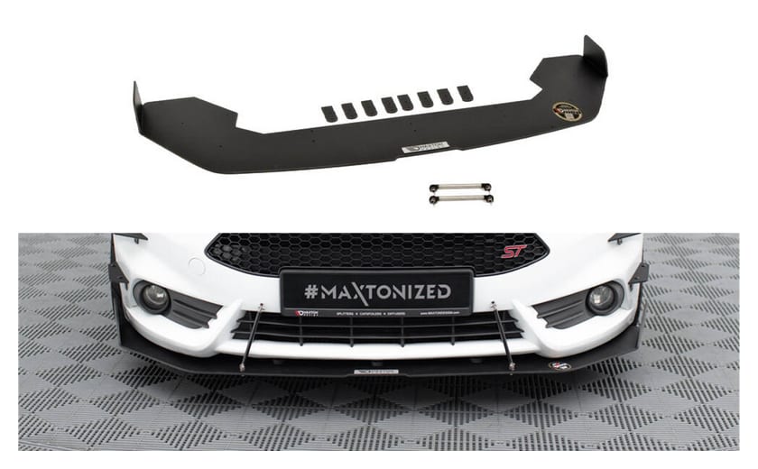 Splitter Ford Fiesta VII Facelift ST przód Racing v.2