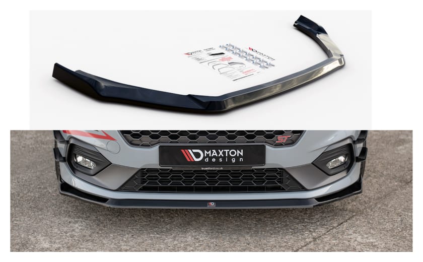 Splitter Ford Fiesta VIII ST ST-Line przód v.5 Gloss Black