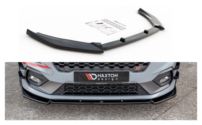 Splitter Ford Fiesta VIII ST ST-Line przód v.7 Gloss Black