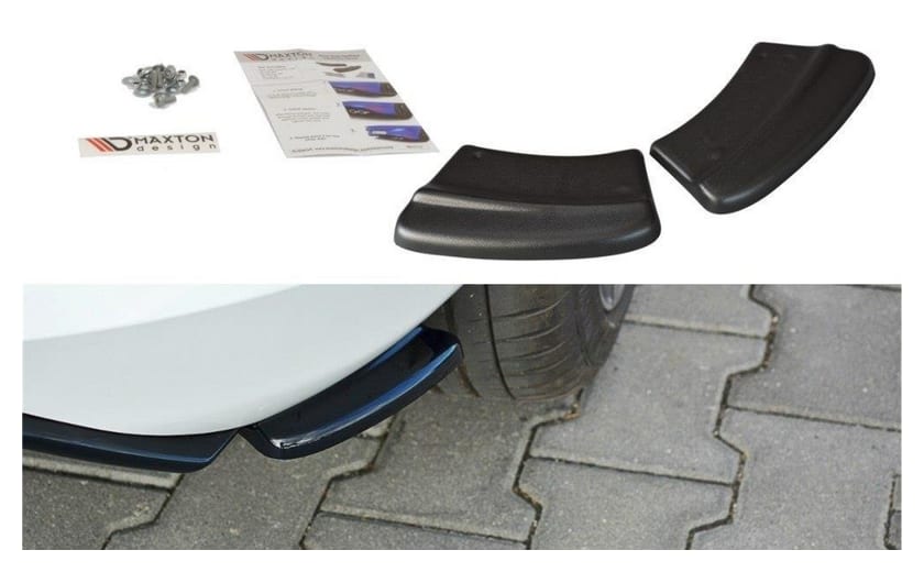 Splitter Ford Fiesta VIII ST ST-Line Tył Boczne v.1 Gloss Black