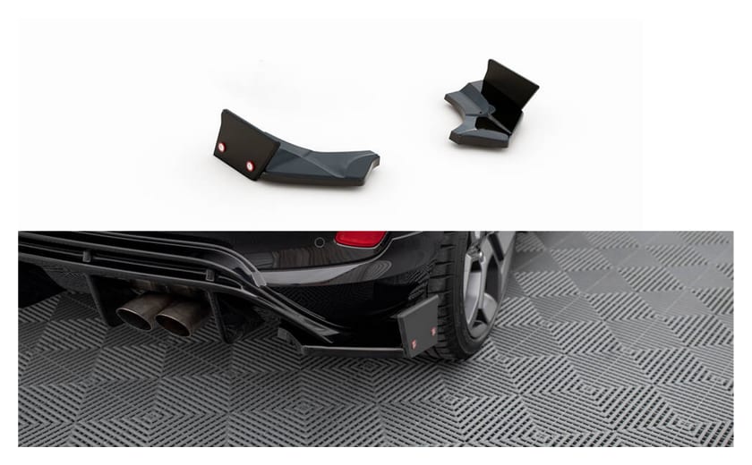 Splitter Ford Fiesta VIII ST Tył Boczne Gloss Black