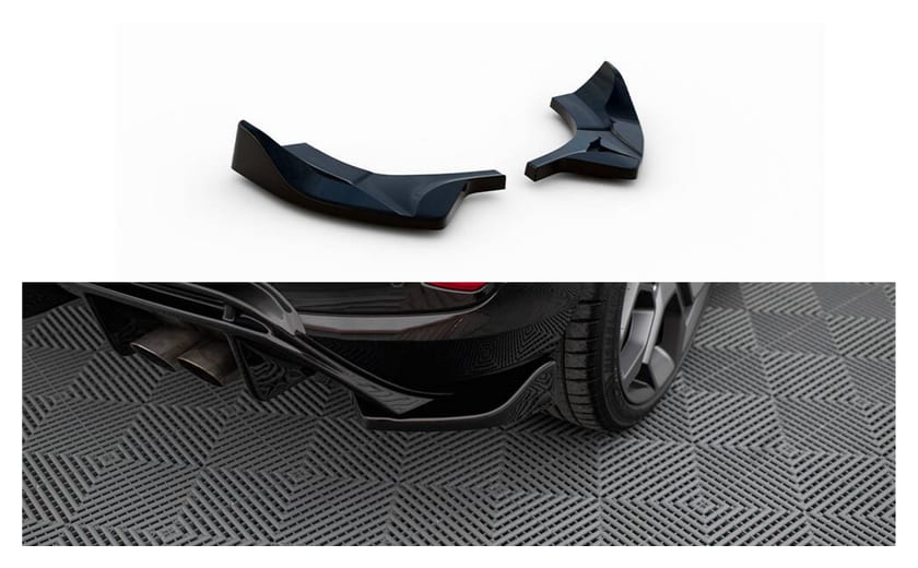 Splitter Ford FIesta VIII ST Tył Boczne v.2 Gloss Black