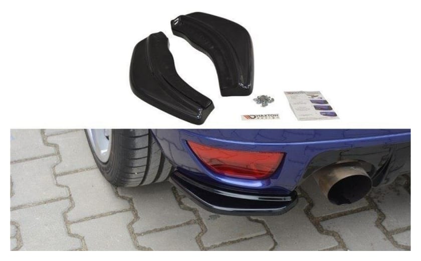 Splitter Ford Focus I RS Tył Boczne Gloss Black