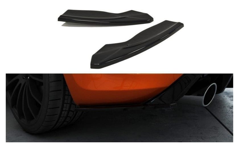 Splitter Ford Focus II ST Facelift Tył Boczne v.2 Gloss Black