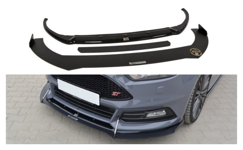 Splitter Ford Focus II STI Facelift przód Hybrydowy v.2