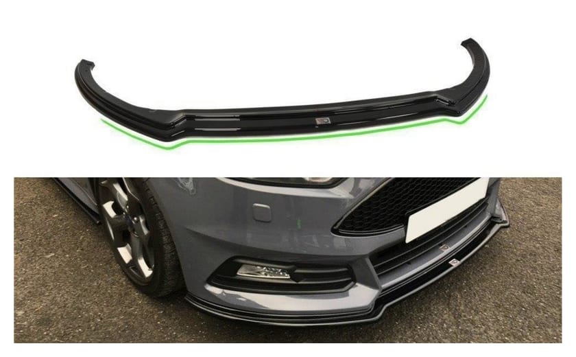 Splitter Ford Focus II STI Facelift przód v.3 Gloss Black