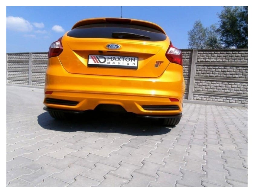 Splitter Ford Focus II STI Tył Boczne Gloss Black