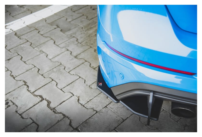 Splitter Ford Focus III RS Tył Boczne Racing Durability Black