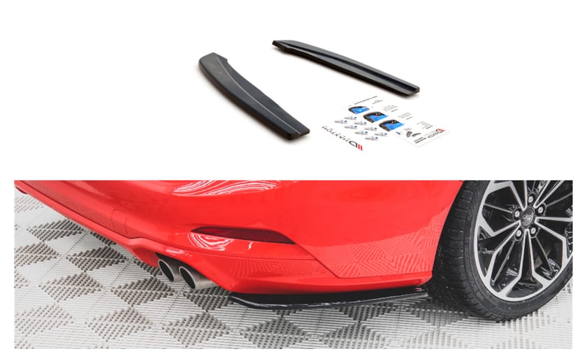 Splitter Ford Focus IV ST-Line Tył Boczne v.1 Gloss Black