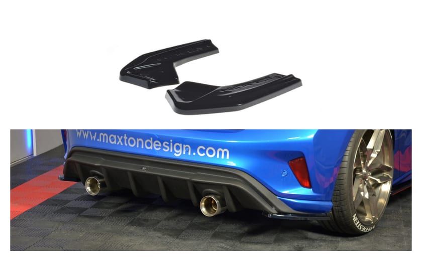 Splitter Ford Focus IV ST-Line Tył Boczne v.2 Gloss Black