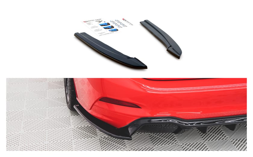 Splitter Ford Focus IV ST-Line Tył Boczne v.3 Gloss Black