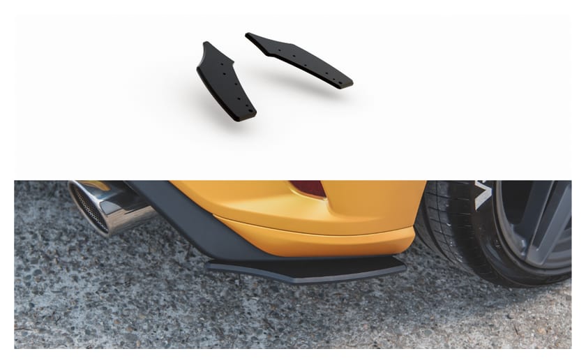 Splitter Ford Focus IV ST Tył Boczne Racing Durability Black-Red