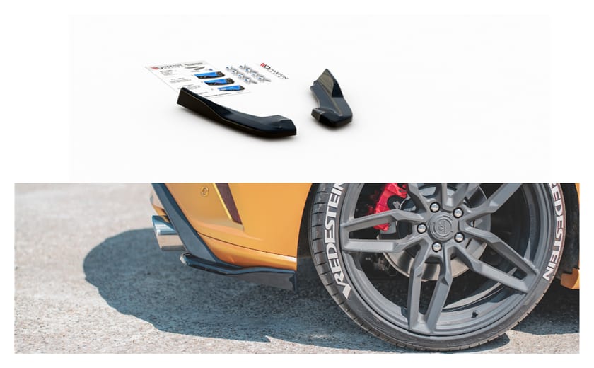 Splitter Ford Focus IV ST Tył Boczne v.2 Gloss Black
