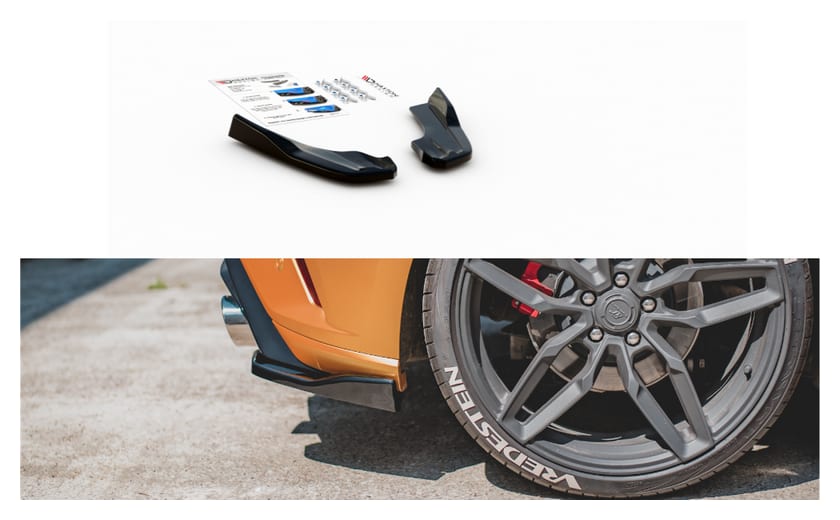 Splitter Ford Focus IV ST Tył Boczne v.3 Gloss Black