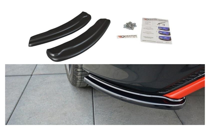 Splitter Ford Focus ST-Line III Facelift Tył Boczne Gloss Black