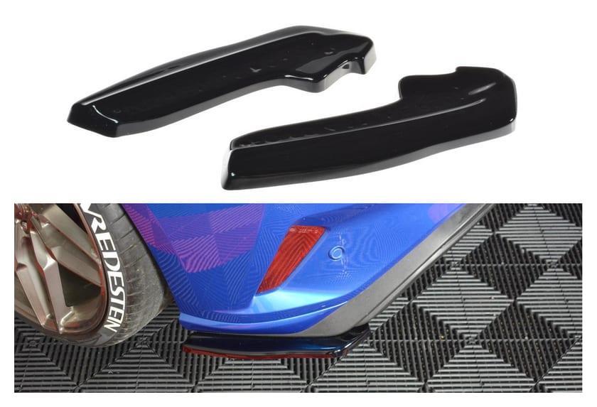 Splitter Ford Focus ST-Line Tył Boczne v.1 Gloss Black