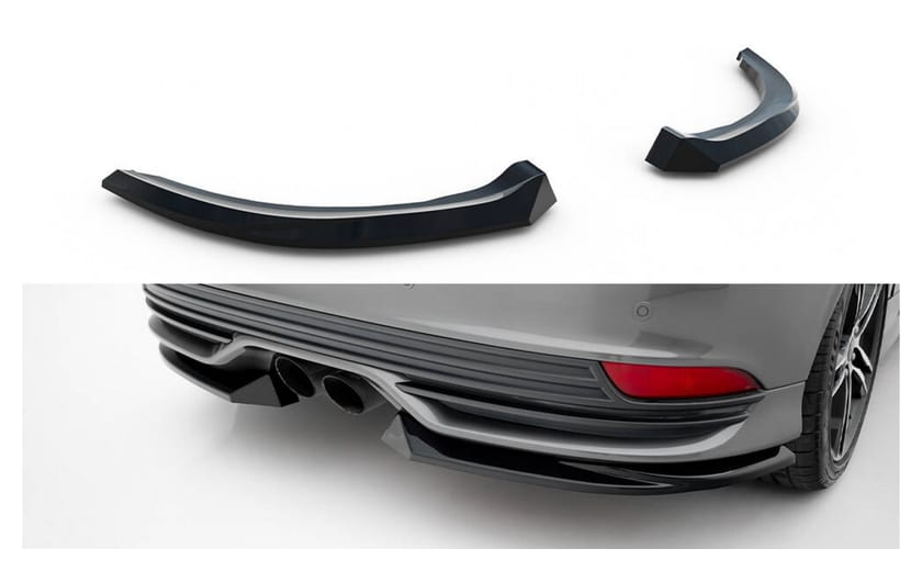 Splitter Ford Focus ST Mk3 Tył Boczne Facelift v.3