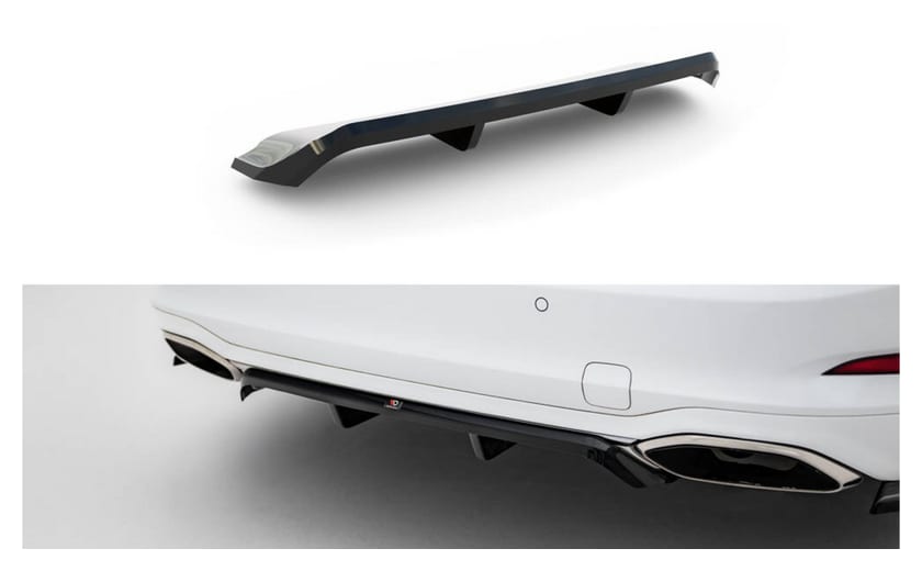 Splitter Ford Focus Vignale Estate Mk4 Tył Środkowy z Dyfuzorem